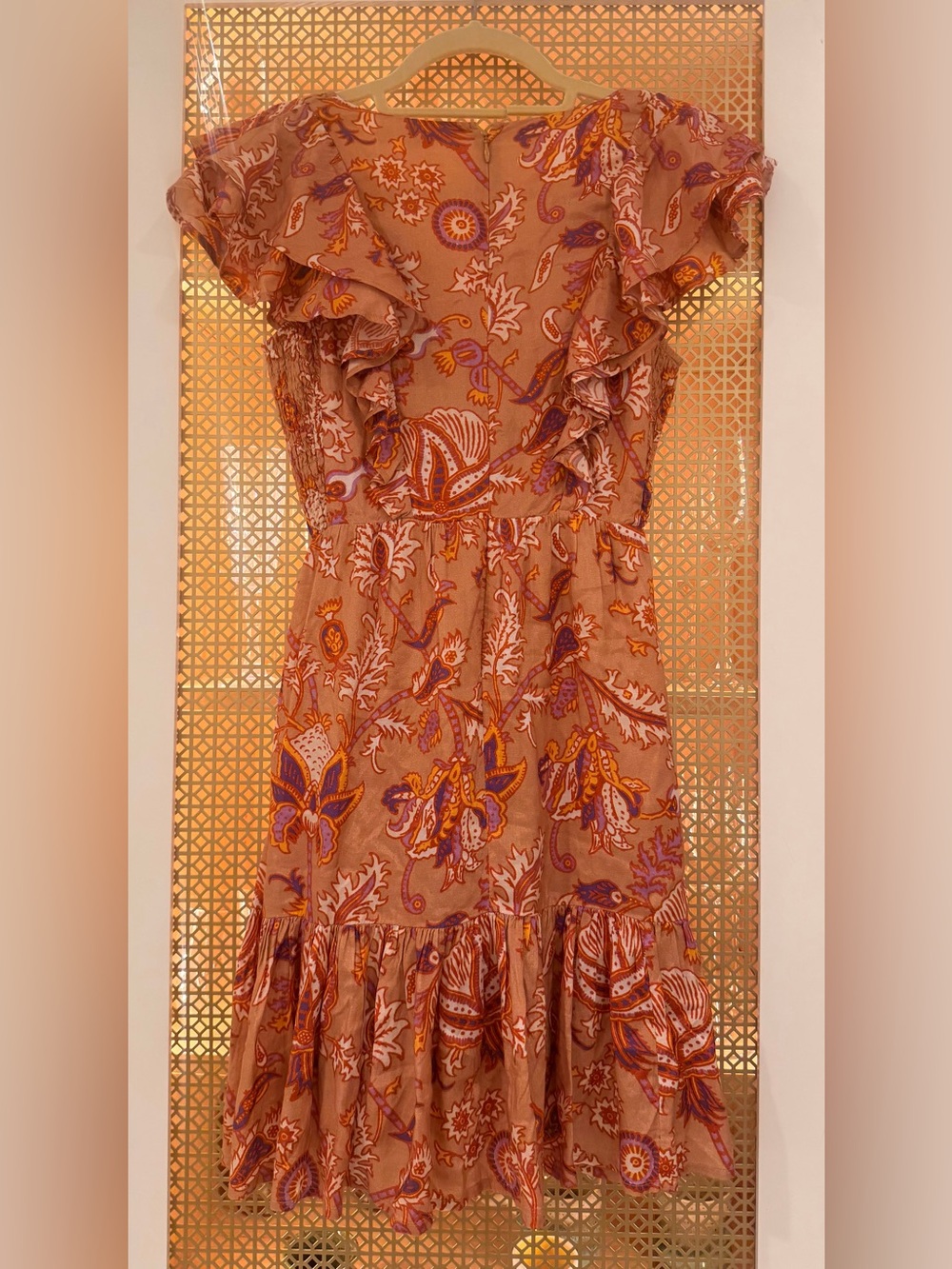 Roller Rabbit Paisley Dress! Xxs! Excellent used condition! 100% Viscose - Picture 4 of 5